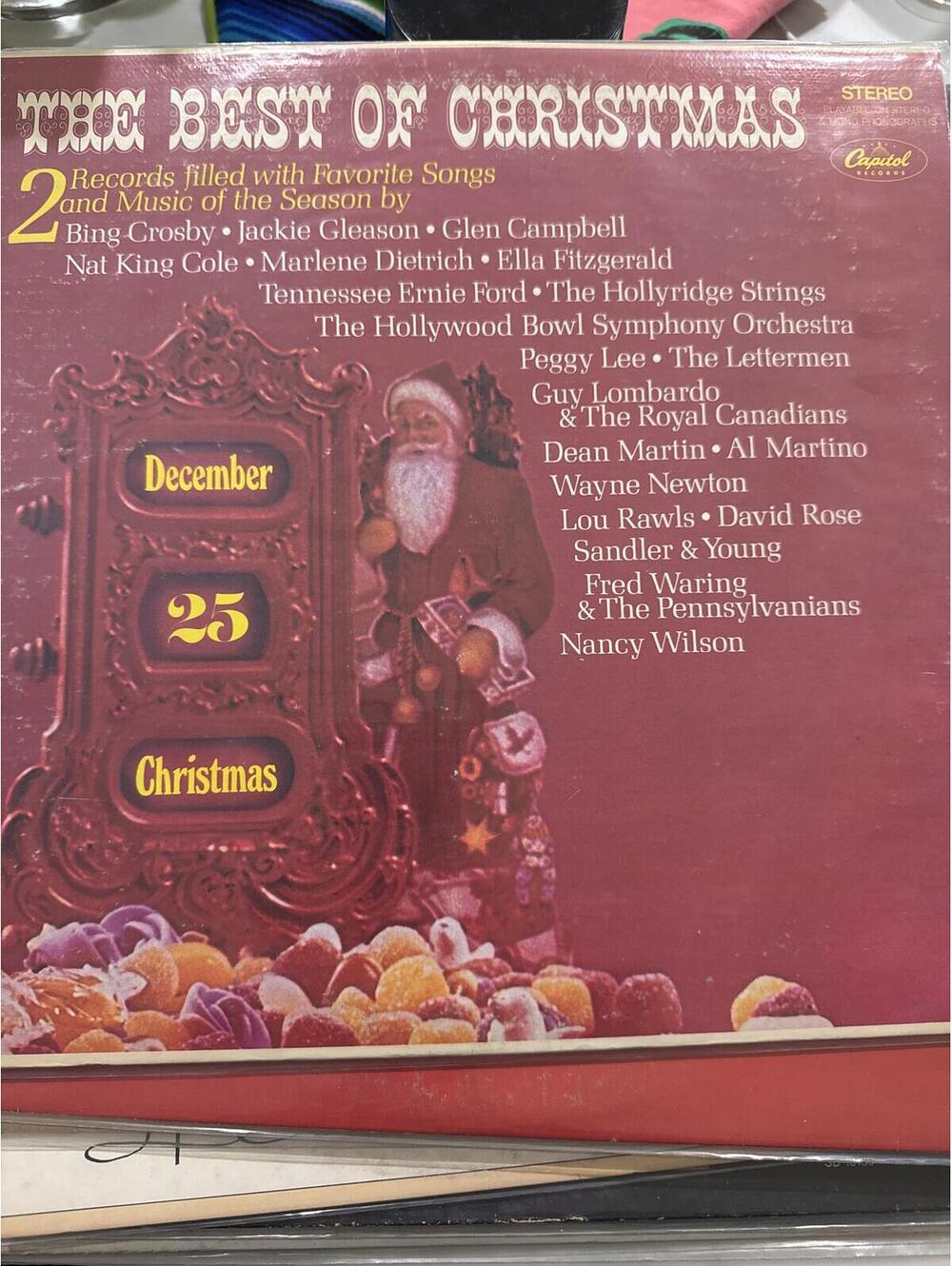The Best of Christmas Vinyl Record Album